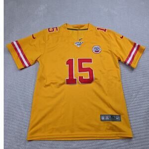 NFL Kansas City Chiefs Jersey Youth XL 100th Anniversary Patrick Mahomes #15